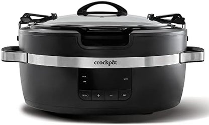 Crock-Pot Thermoshield 6 Quart Slow Cooker with Carry Handles NP1O