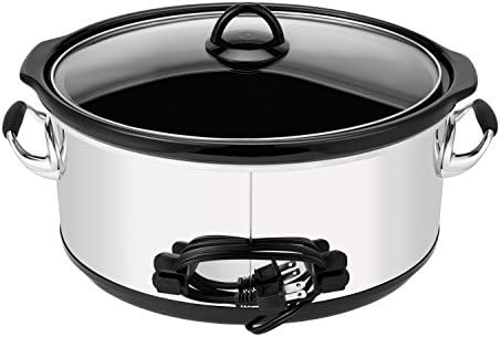 Crock-Pot 7 Quart Programmable Slow Cooker – Polished Platinum SMSF