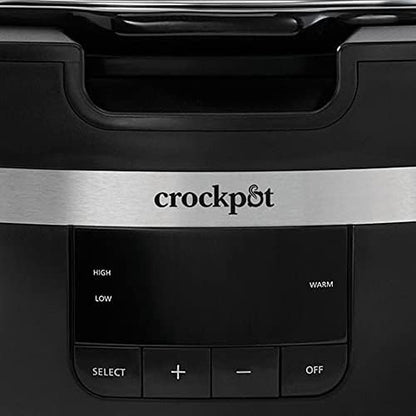 Crock-Pot Thermoshield 6 Quart Slow Cooker with Carry Handles NP1O