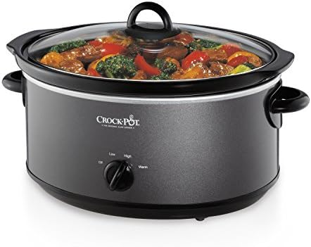 Crock-Pot 7 Quart Slow Cooker – Charcoal UX8F