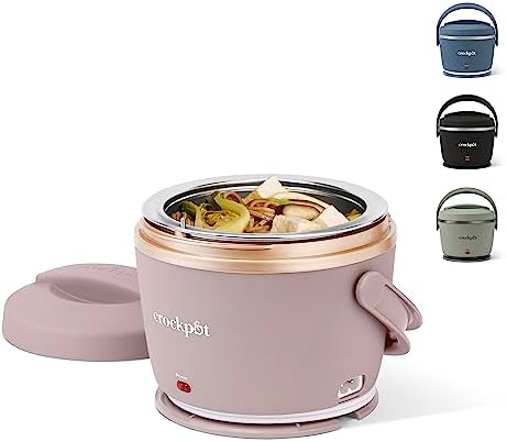 Crock-Pot Electric Lunch Box Food Warmer 20oz – Blush Pink 7T8I