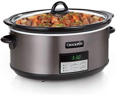 Crock-Pot 8 Quart Programmable Slow Cooker with Auto Warm LJH7