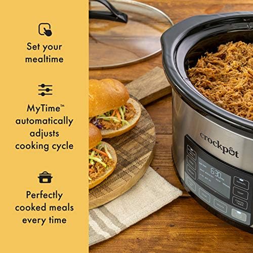 Crock-Pot MyTime 6 Quart Programmable Slow Cooker 812W