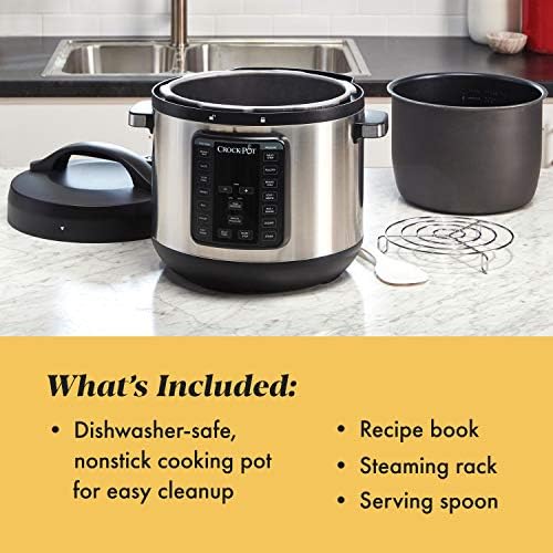 Crock-Pot 8 Quart Express Crock Multi-Use Pressure Cooker ZW6D