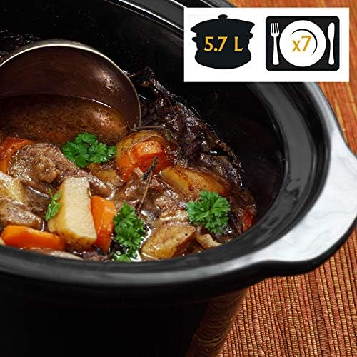 Crock-Pot Cook & Carry 6 Quart Portable Slow Cooker ELN1