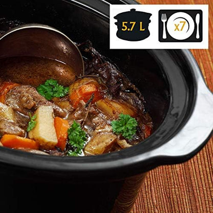 Crock-Pot Cook & Carry 6 Quart Portable Slow Cooker ELN1
