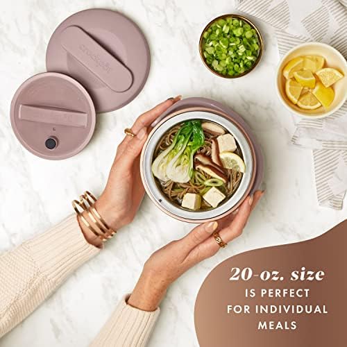Crock-Pot Electric Lunch Box Food Warmer 20oz – Blush Pink 7T8I