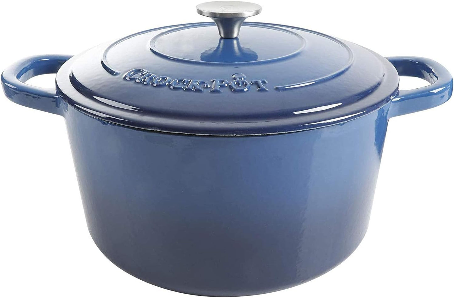 Crock-Pot 3 Quart Enameled Cast Iron Dutch Oven – Aqua 1D6I