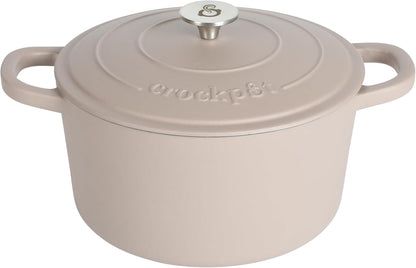Crock-Pot 3 Quart Enameled Cast Iron Dutch Oven – Aqua 1D6I