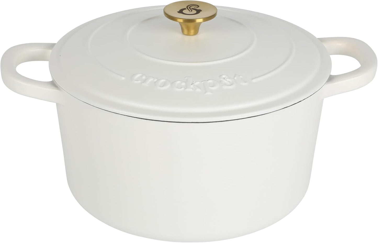 Crock-Pot 3 Quart Enameled Cast Iron Dutch Oven – Aqua 1D6I
